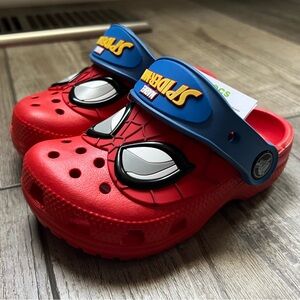 Spiderman Crocs Size 8c
